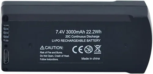 Miniatura 2 de 7.4V 3000mAh V198 MAX PRO 8K Drone Batería para V198 GPS RC Quadcopter Batería de repuesto Accesorios Piezas (3 piezas)