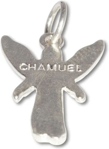 Miniatura 2 de Colgante de plata de ley 925 Arcángel Chamuel Charm Ángel de relaciones pacíficas, Plata esterlina