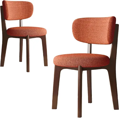 Miniatura 20 de Sillas de comedor de nogal, juego de sillones 2/4, juego de comedor moderno de mediados de siglo con patas de madera silla de comedor para cocina