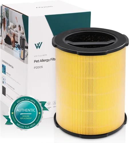 Miniatura 8 de WELOV Filtro absorbente de toxinas P200S/P200 Pro, 3 en 1 H13 True HEPA y filtro de carbón activado de alta eficiencia para formaldehído, toxinas