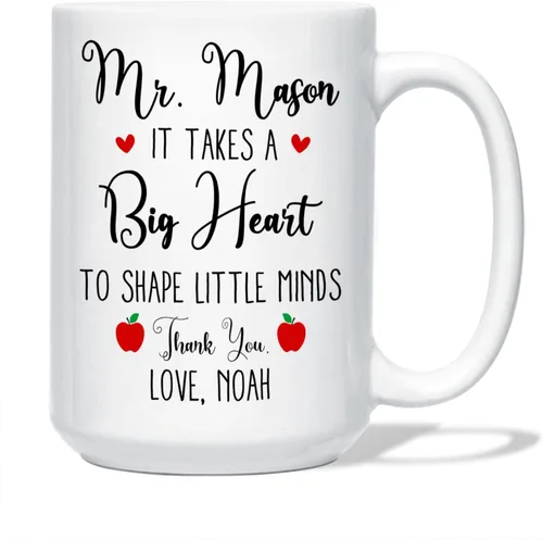 Miniatura 10 de Taza para el mejor maestro del mundo, regalo personalizado para profesor con nombre, taza de café para el mejor maestro, regalo personalizado
