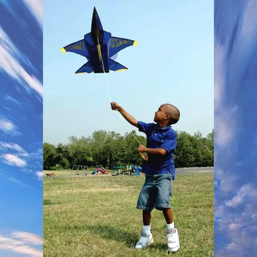 Miniatura 6 de Premier Kites Plano Ángel Azul 3D