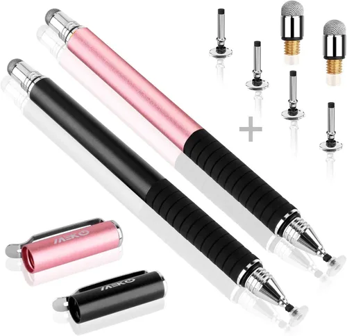 Miniatura 13 de MEKO Lápiz Universal, [Serie de Precisión 2 en 1] Lápices con Punta de Disco para Pantalla Táctil para Todas las Pantallas Táctiles Capacitivas