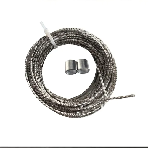 Miniatura 5 de VXHCS Red de cuerda de acero inoxidable 304, cuerda de alambre de escalera de balcón, red de cercado de ciervos duradera, valla de barrera de aves