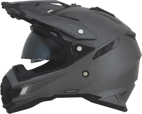 Miniatura 6 de GMAX FX-41DS - Casco de motocicleta unisex para adultos, estilo de máscara completa, M, Gris escarcha