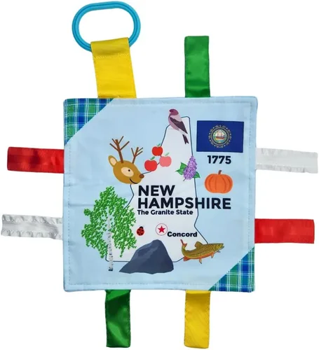 Miniatura 42 de Baby Jack & Co - Cochecito de juguete para bebés de 8 x 8 pulgadas, juguete para bebés, juguetes arrugados para desarrollar cinco sentidos, aprende