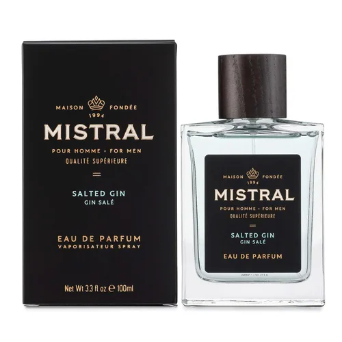 Miniatura 2 de Mistral Colonia para hombre - Eau de Parfum de ginebra salada Aroma masculino fresco y acuático con pomelo, ámbar, menta y almizcle blanco