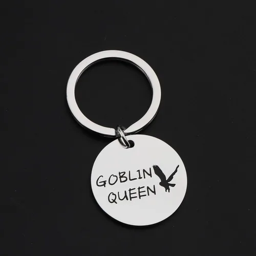 Miniatura 4 de CENWA - Llavero de laberinto inspirado en la joyería goblin Queen