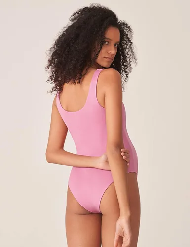 Miniatura 4 de POSHDIVAH Body de maternidad para mujer, cuello redondo, sin mangas, elástico, suave, para embarazo