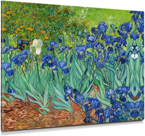 Miniatura 82 de Serie de pinturas de Vincent Van Gogh (favoritos). Reproducción de arte clásico de Van Gogh, impreso en lienzo Noche estrellada