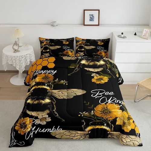Miniatura 10 de Erosebridal Edredón de zorro para niños, tamaño individual, juego de ropa de cama de zorro de dibujos animados para niños y niñas, decoración