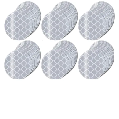 Miniatura 168 de Cinta reflectante blanca de 4 pulgadas, adhesivo de seguridad de advertencia impermeable para exteriores (10 pies)