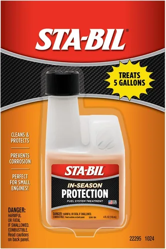 STA-BIL Tratamiento del Sistema de Combustible de Protección en Temporada Protección Completa Limpiador del Sistema de Combustible, Limpiador de
