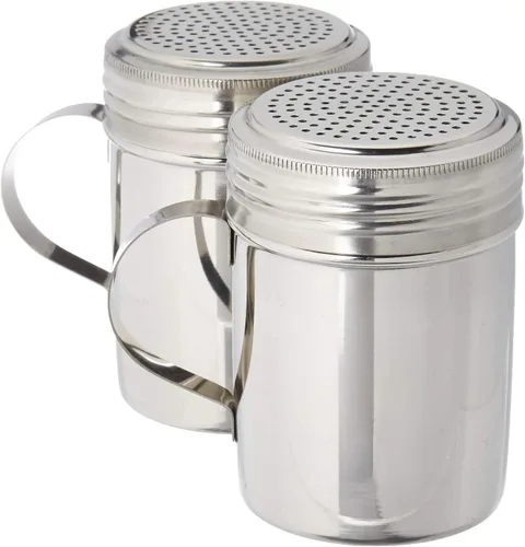 Coctelera versátil de acero inoxidable, sal, azúcar, agitadores de 10 onzas. Cada juego de 2