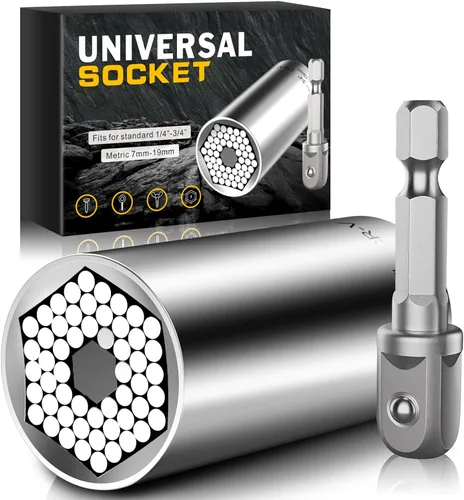 Wareon Juego de herramientas universal de vaso para hombres - Regalos de Navidad para hombres, papá, él, marido, mujeres, cosas geniales, ideas de