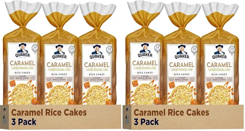 Miniatura 9 de Pasteles de Arroz Grandes Quaker, Cheddar Blanco, 5.5 Oz, Paquete de 3