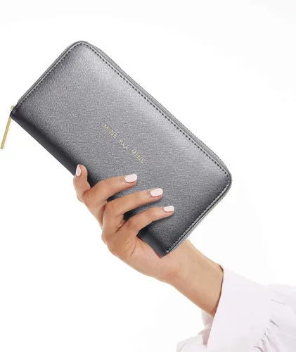 Miniatura 2 de KATIE LOXTON Sentiment - Cartera de cuero vegano con cremallera completa para mujer