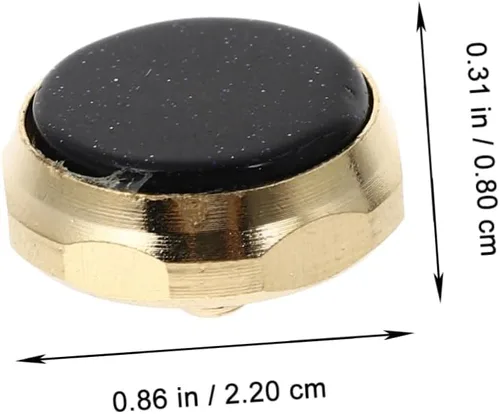 Miniatura 6 de Botón de trompeta de oro hebilla botón Snap creativo prensa cubierta simple trompeta accesorios hechos