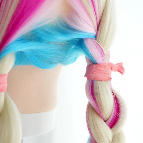 Miniatura 4 de MEEDEE Paquete de 100 accesorios elásticos para el cabello, sin arrugas, lazos suaves anudados, sin daños, colas de caballo, pulseras de yoga