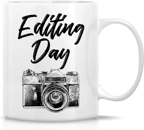 Miniatura 11 de Retreez Taza divertida – Photographer cause Badass Miracle Worker isn't Official Job Tittle Tazas de café de cerámica de 11 onzas – Divertido