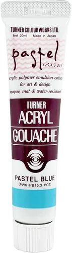 Miniatura 19 de Turner's AG020350 Gouache acrílico, color japonés, color agua dulce (Usuzuiro), 0.7 onzas líquidas (0.7 fl oz) (Nº 6)