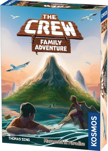 The Crew: Family Adventure - Varados en el Paraíso: The Crew - Aventura Familiar | Thames & Kosmos | Juego de Cartas Cooperativo | Noche de Juegos