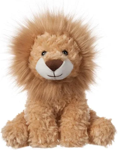 Miniatura 6 de Apricot Lamb León de peluche amarillo de cordero para niños, animales de peluche suaves y lindos para bebé niña y niño, 6.3 pulgadas