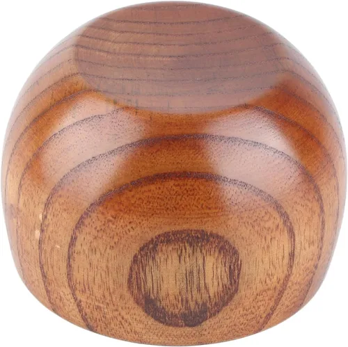 Miniatura 7 de Cuenco de madera para sal y pimienta, caja de especias con tapa, cuchara, sal, bodega, tazones para especias, soporte para azúcar de cocina