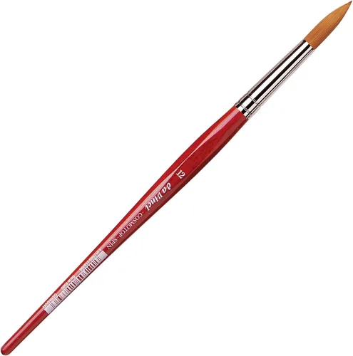Miniatura 140 de da Vinci Watercolor Series 5580 CosmoTop Spin Pincel de Pintura, Redondo Sintético con Mango Rojo