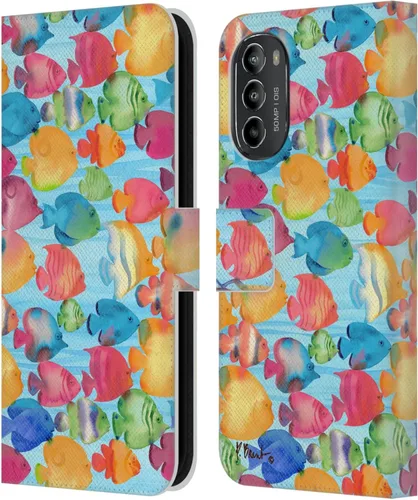 Miniatura 15 de Head Case Designs Officially Licensed Paul Brent Agate Mermaid Coastal Leather Book Wallet Case Cover Compatible with Motorola Moto G82 5G