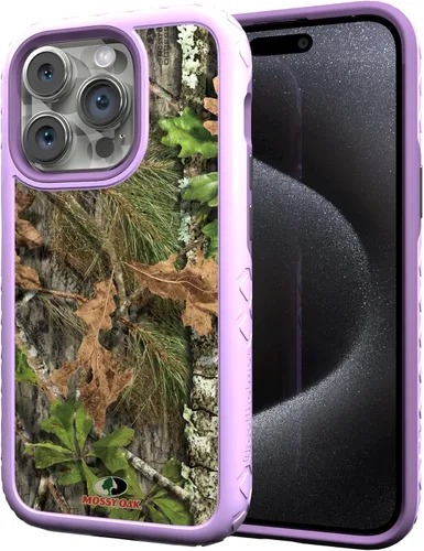 Miniatura 127 de cellhelmet Mossy Oak Agua Yellowfin Funda de doble capa en gris diseñada para iPhone 13 Mini a prueba de golpes y caídas, duradera, como se ve