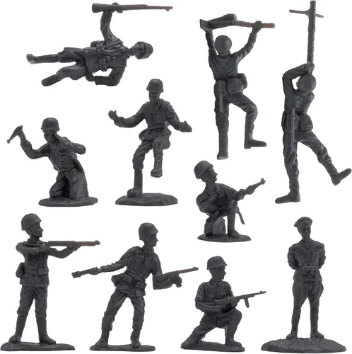 Miniatura 4 de BMC WW2 Secret Stronghold - 36pc Plastic Army Men German Bunker Playset