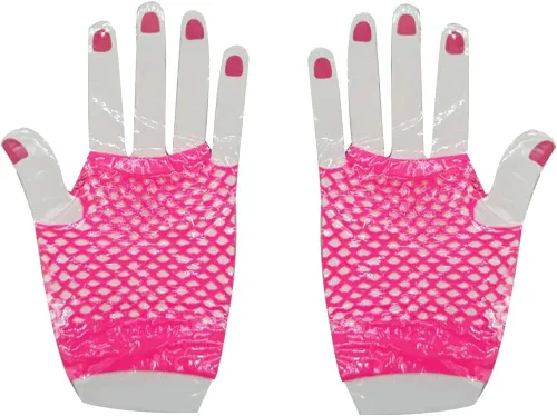 Miniatura 4 de ink2055 Guantes de malla de malla sin dedos para fiesta de despedida de soltera