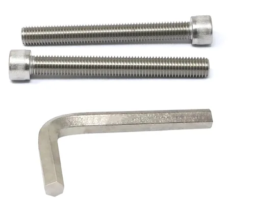 Miniatura 175 de iexcell 25 piezas M4 x 60/65/70/75/3.150 in paso de rosca 0.028 in acero inoxidable 304 cabeza hexagonal Tornillos Tornillos surtido Kit