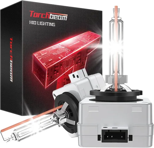 Miniatura 12 de Torchbeam Bombillas HID D1S, 6000K blanco frío, distancia de iluminación del 150%, bombilla de xenón, diseño IP67 para reemplazar 66144 66140 85140