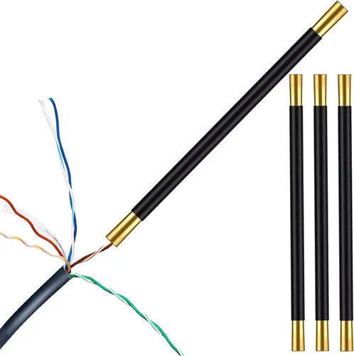 Miniatura 8 de Herramienta para desenroscar cables de red, separadores de alambre trenzado de doble cabeza para CAT5 CAT5e CAT6 CAT7 y teléfono (negro, 1 pieza)