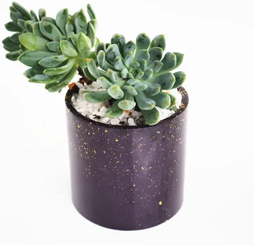 Miniatura 3 de Molde redondo de resina para maceta, molde de resina cilíndrica de silicona, para bricolaje, macetas de jardinería, manualidades, decoración