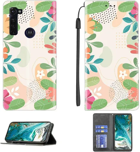 Miniatura 474 de Funda para Moto One Zoom compatible con Motorola One Zoom Phone Case Flip Stand Cover Magnetic Close YHD