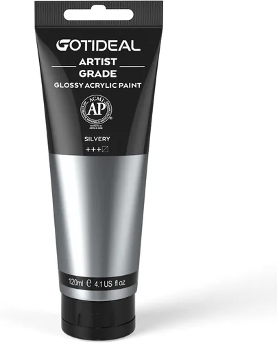 Miniatura 24 de GOTIDEAL - Pintura acrílica sienna tostado, tubos de 4.1 oz, no tóxicas, duradera, para pintor adulto o niño y para lienzo, madera, arcilla, tela