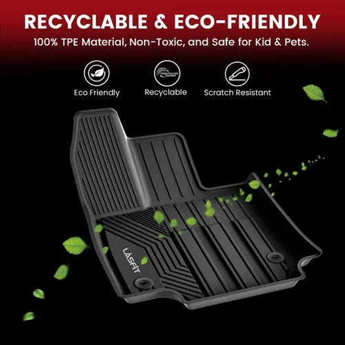 Miniatura 5 de LASFIT Alfombrillas solo para Toyota Camry 2024-2018 FWD (no compatible con híbridos o AWD), revestimiento de suelo para todo tipo de clima, ajuste