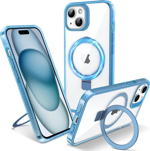 Miniatura 21 de Funda magnética para iPhone Air – [Soporte invisible integrado] [Compatible con MagSafe] [Protección contra caídas de grado militar] Cubierta