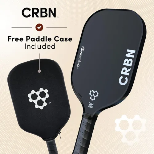 Miniatura 4 de CRBN Pickleball - Paleta CRBN1 y CRBN2 - Paleta de pickleball de fibra de carbono con núcleo de polímero tipo panal - Equilibrio perfecto