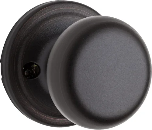 Miniatura 24 de Kwikset Hancock - Pomo de puerta interior de privacidad con cerradura, manija de puerta para baño y dormitorio, perilla de puerta con cerradura