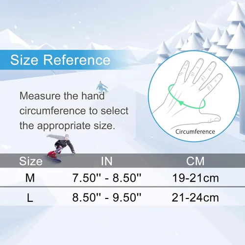 Miniatura 6 de DONFRI Guantes deportivos para correr, guantes cálidos de invierno para hombres y mujeres, térmicos para ciclismo, conducción, senderismo en guantes