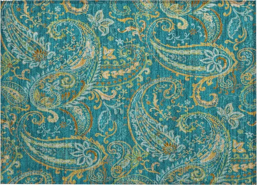 Miniatura 35 de Addison Rugs Chantille ACN533 - Alfombra negra de 8 x 10 pies, resistente a las manchas, lavable a máquina, no se desprende, para dormitorio, sala