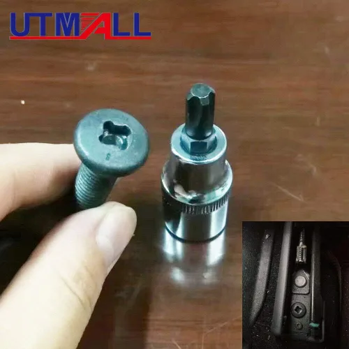 Miniatura 2 de Asiento de coche Tornillo de extracción Socket quitar herramienta 1/2" DR 4 dientes para Jeep Cherokee