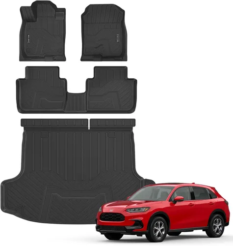 Miniatura 16 de Alfombrillas de suelo y revestimientos de carga para Toyota Camry 2012-2017 (Compatible con híbrido) Protección para todo tipo de clima Goma TPE