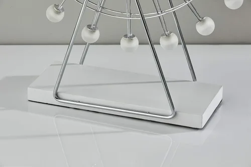 Miniatura 5 de Adesso Home 2120-22 Lámpara de mesa LED de transición de la colección Coney en acabado cromado, 5.25 pulgadas, grande, bronce