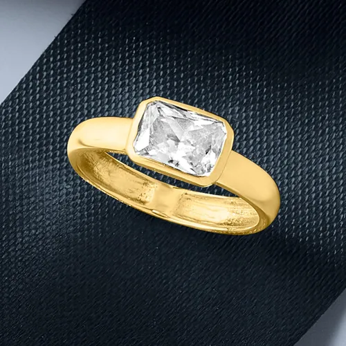 Miniatura 5 de Ross-Simons Anillo CZ de 1.70 quilates en oro amarillo de 14 quilates