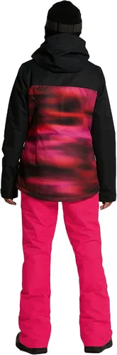 Miniatura 7 de Volcom Chaqueta con capucha para mujer, con aislamiento, snowboard, esquí, invierno, Negro